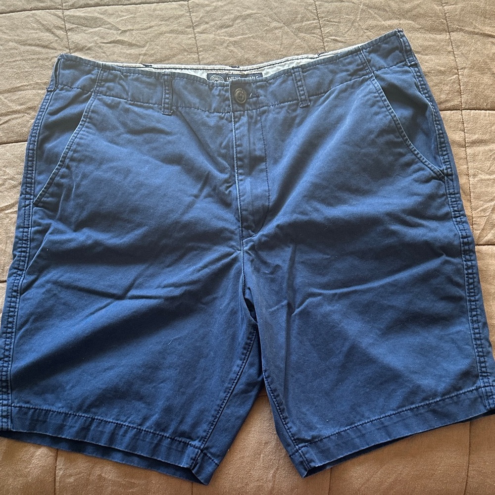 American Eagle Outfitters Navy Flat Front Shorts